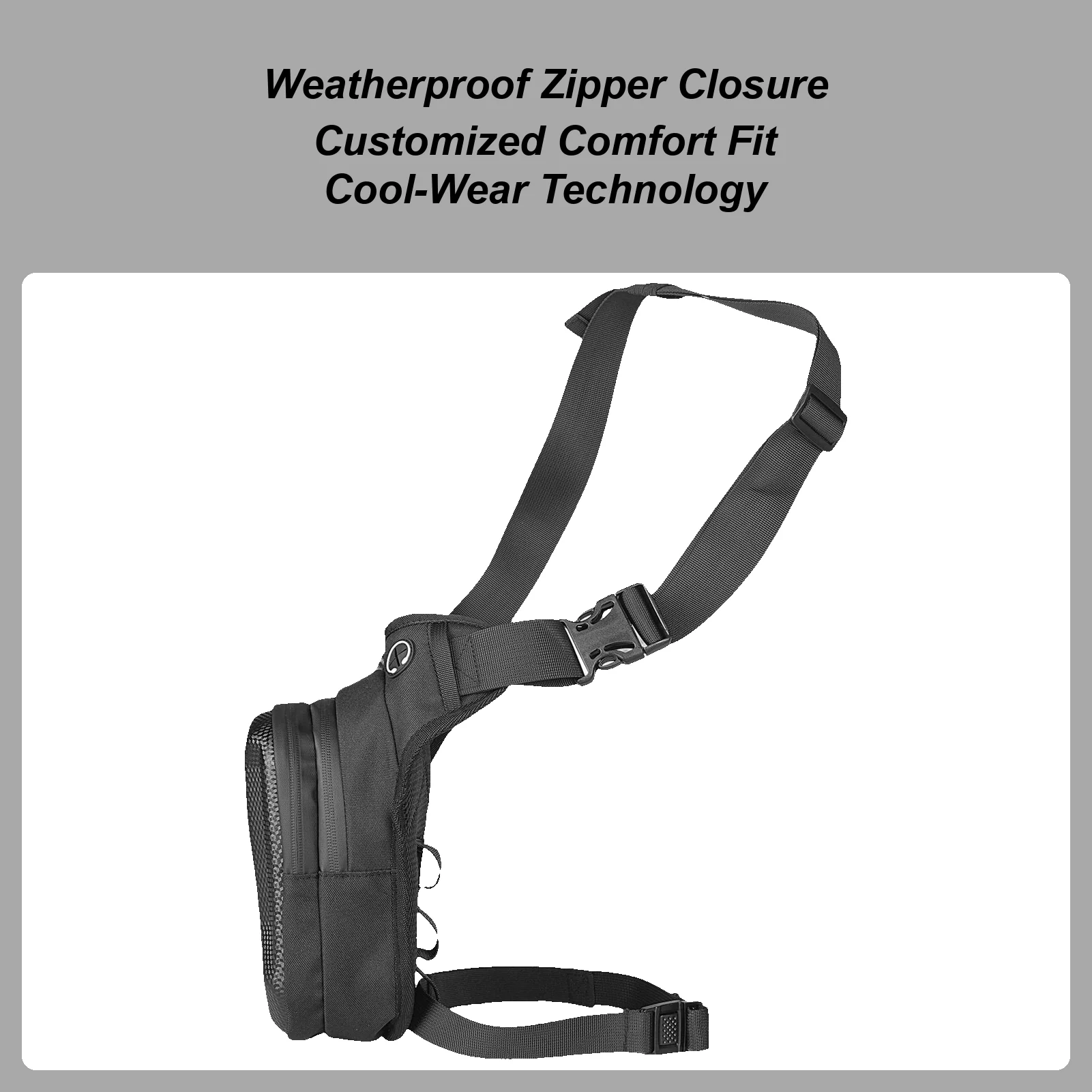 

Сумка на бедро для женщин, водонепроницаемый рюкзак со съемным ремнем, сумки на плечо и застежкой-молнией для езды на велосипеде, пешего туризма, путешествий на открытом воздухе