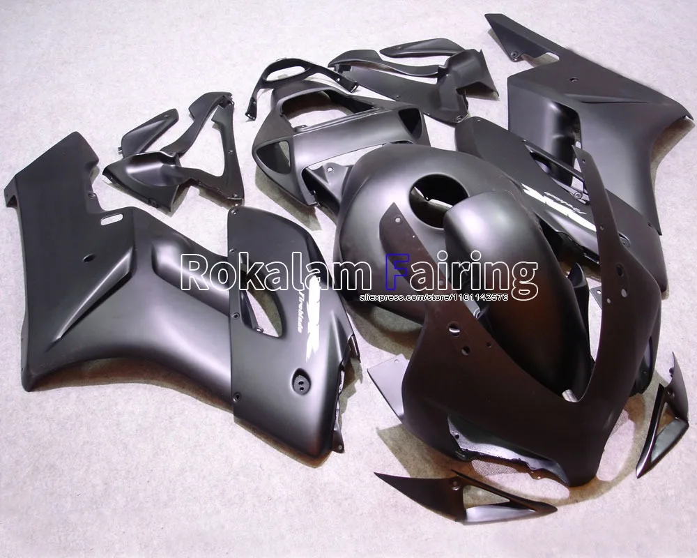 Hi-quality For Body Shell CBR1000 04 05 CBR1000RR 2004 2005 Silver Black Sport Moto Bike Fairing Set (Injection molding)