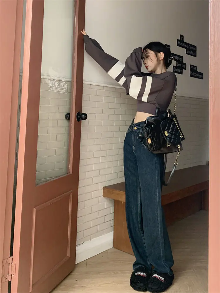 

Baggy Jeans Women Gothic Style Streetwear Denim Y2K Black Korean Fashion Harajuku Vintage High Waist Boyfriend Streetwear