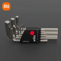 Xiaomi Wiha 9 in 1 Inner Hexagonal Wrench Kit Multifunction Set Mini Portable Emergency Hand Tools for Bicycle Repair Wrench Set