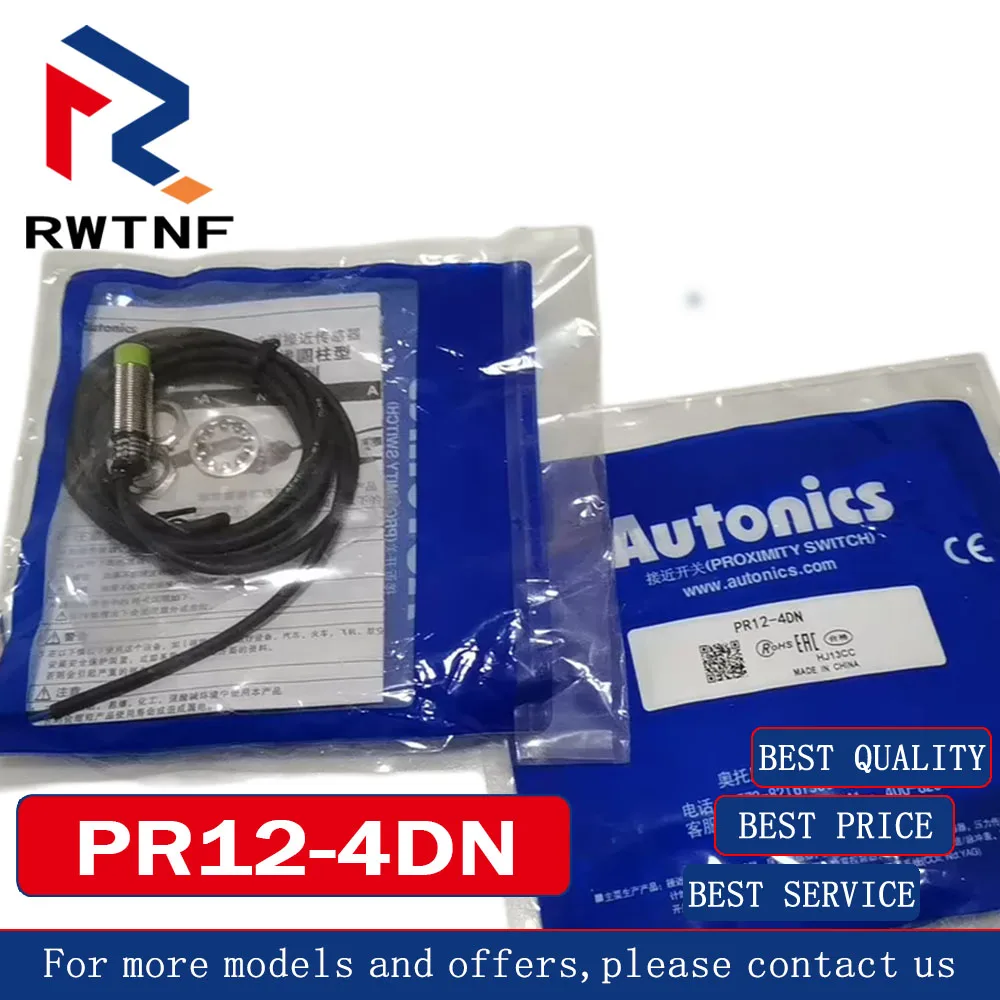 Brand New Genuine PR12-4DN AUTONICS Proximity switch M12 inductive sensor,100% original warehouse stock