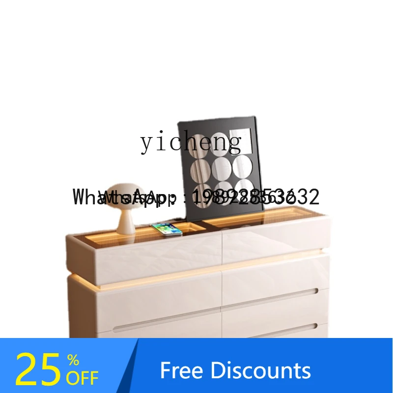 ABC Bedroom Modern Minimalist High-Grade  Bedroom Tailstock Jewelry Storage Cabinet TV Cabinet