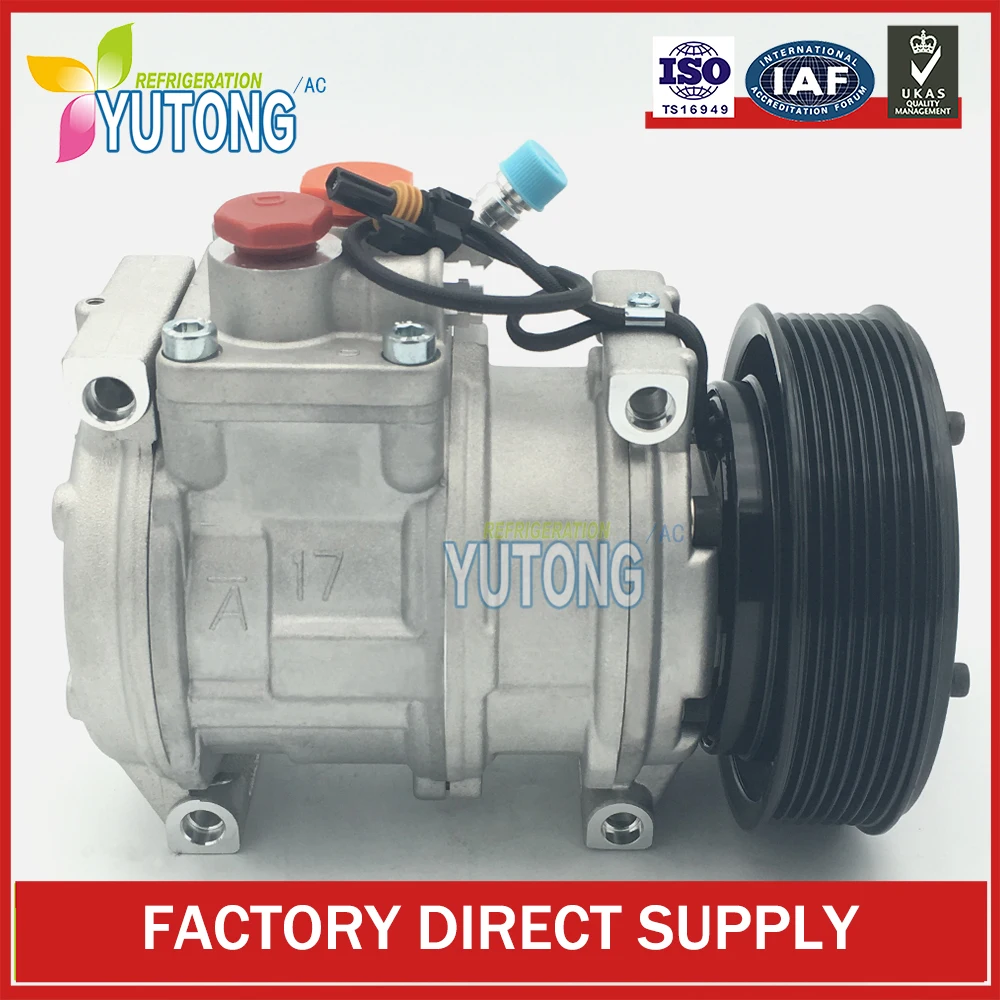 10PA17C AC Compressor for John Deere Timberjack SE503064 447200-4933 700510638 51-0638 851754N 134216  CO 22030C 447200-4933