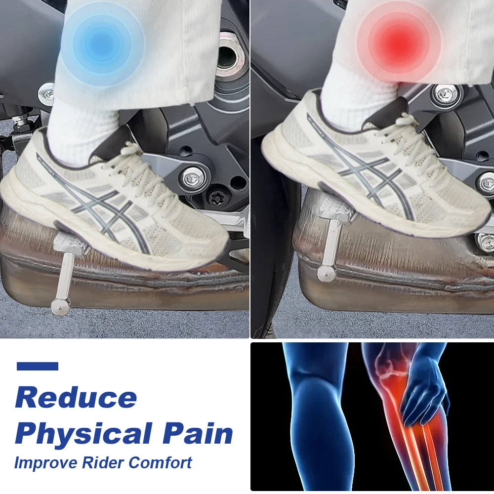 Motorcycle Passenger Foot Rest Fit For Yamaha MT-09 MT-09 SP MT09 2021-2025 XSR900 XSR 900 2022-2024 Foot Peg Lowering Brackets