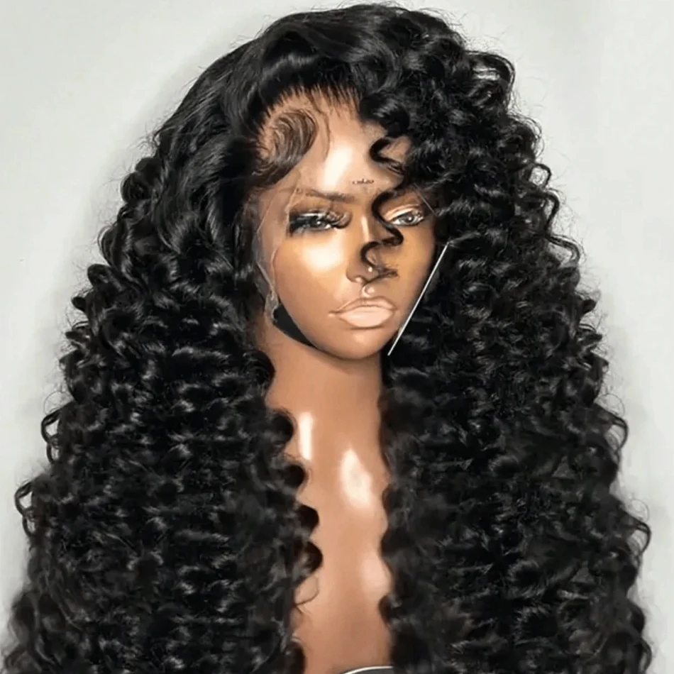 

Свободные глубокие волны человеческих волос 13x4 13X6 HD Полные кружевные прозрачные парики с застежкой Человеческие волосы Вьющиеся парики фронта шнурка для женщин Натуральные