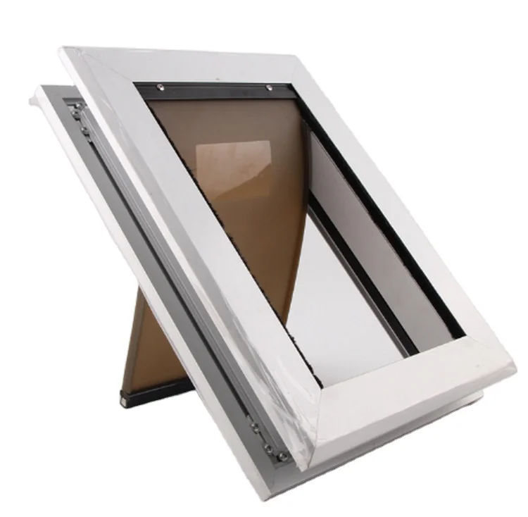 

Aluminum Ruff-weather Pet Doors Flap Interior Magnetic Dog Cat Screen Door for Large Medium Dogs