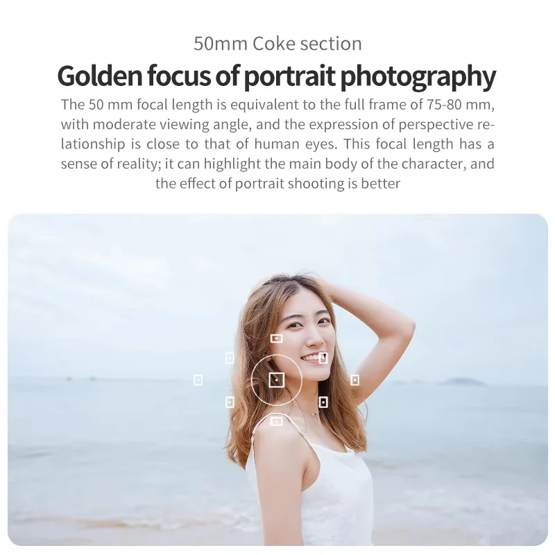 برايتن ستار 50 مللي متر F1.8 APS-C كاميرا بدون مرآة صورة عدسات تركيز ثابتة لسوني A6400 A7III نيكون Z كانون EOS-M فوجي XF M4/3