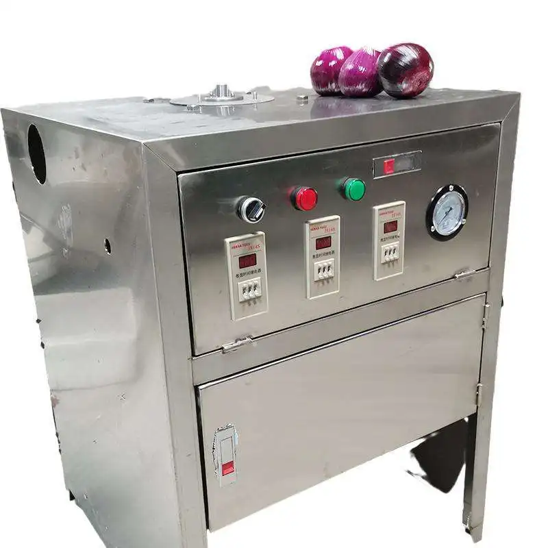 Fully automatic industrial onion peeling machine, onion skin removal machine