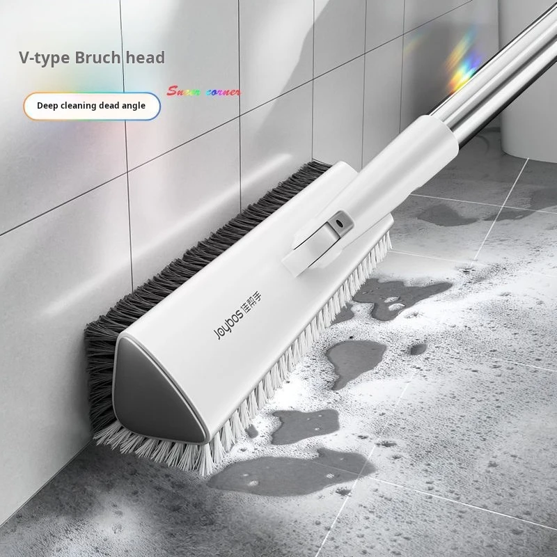 Brosse de sol domestique à Long manche, poils de salle de bains, toilettes, carreaux de céramique, outils multifonctionnels de nettoyage de murs de cuisine