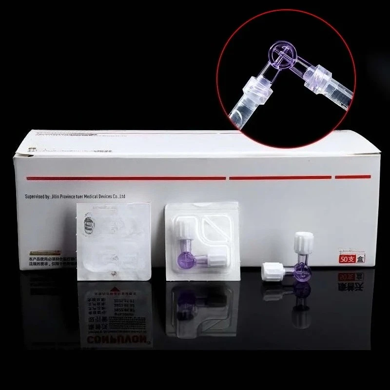 Medical two-way three-way valve disposable medical beauty syringe drug mixing device infusion tube syringe adapter plug