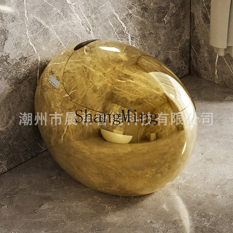 

CL automatic integrated smart toilet local tyrant golden toilet villa hotel clubhouse personalized egg-shaped smart toilet