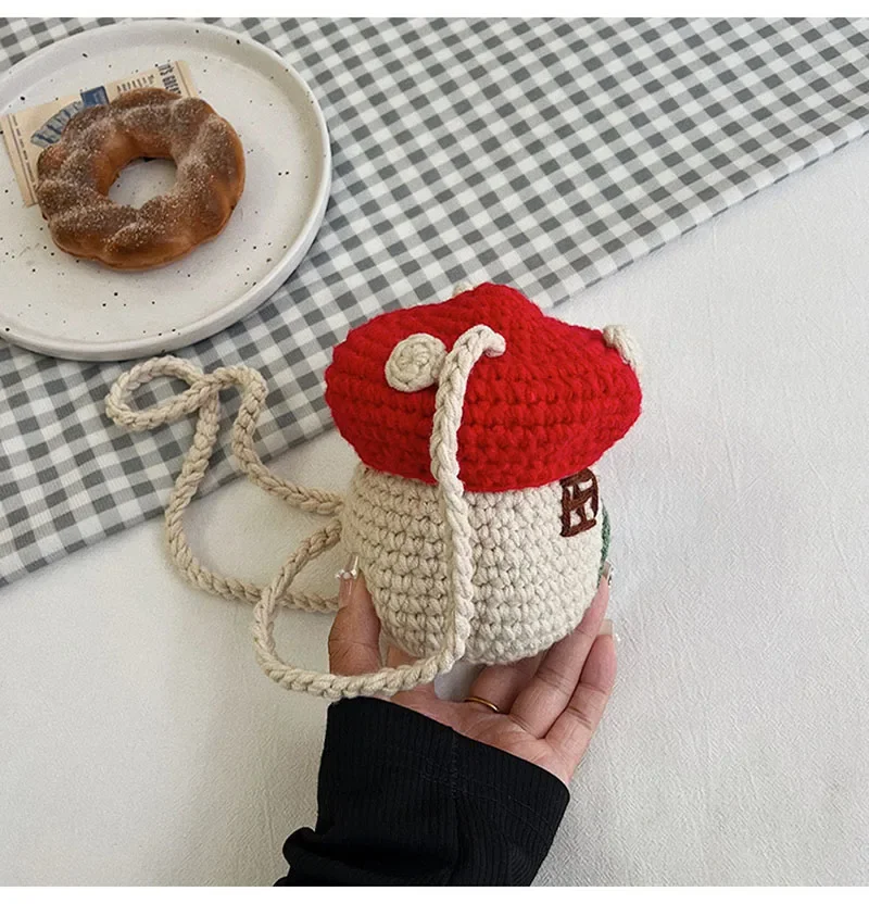 Mini sac à crochet de dessin animé pour enfants, sac à main pour enfants, 3 couleurs, mignon, plus lent, initié à la chambre, filles, garçons, nouveau