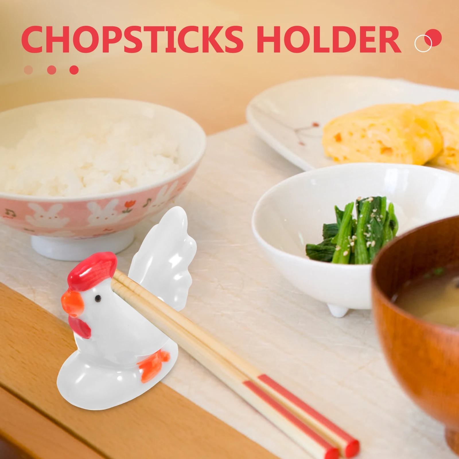 

2Pcs Ceramic Chopsticks Rests Noble Style Spoon Fork Stand Home Wedding Party Decor Easy Clean Elegant Table Accessory