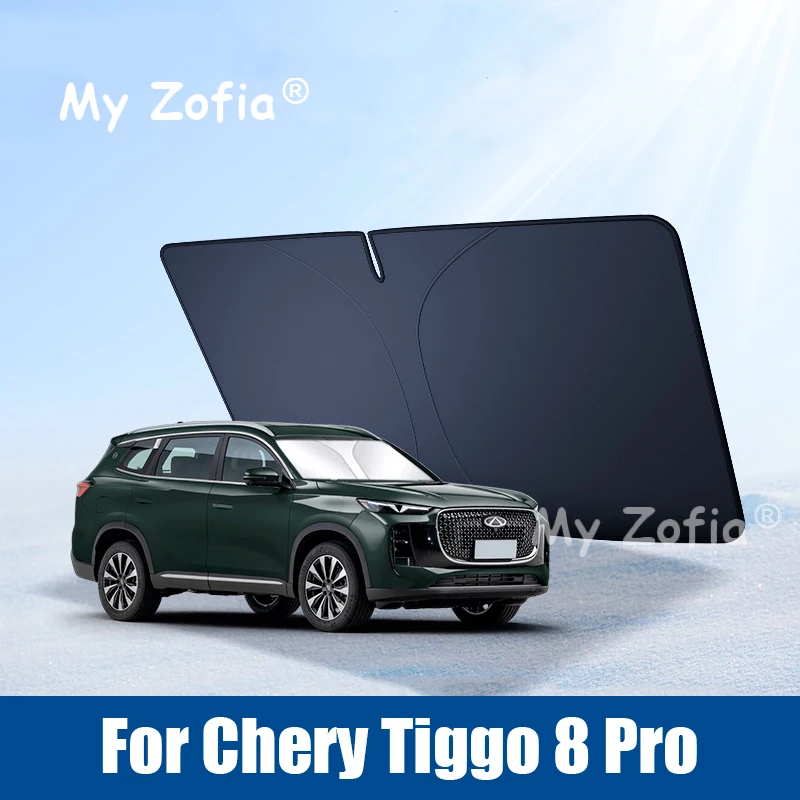 

For Chery Tiggo 8 Pro 2025 2026 Car Windshield Sunshade Cover Anti UV Protection Foldable Accessories