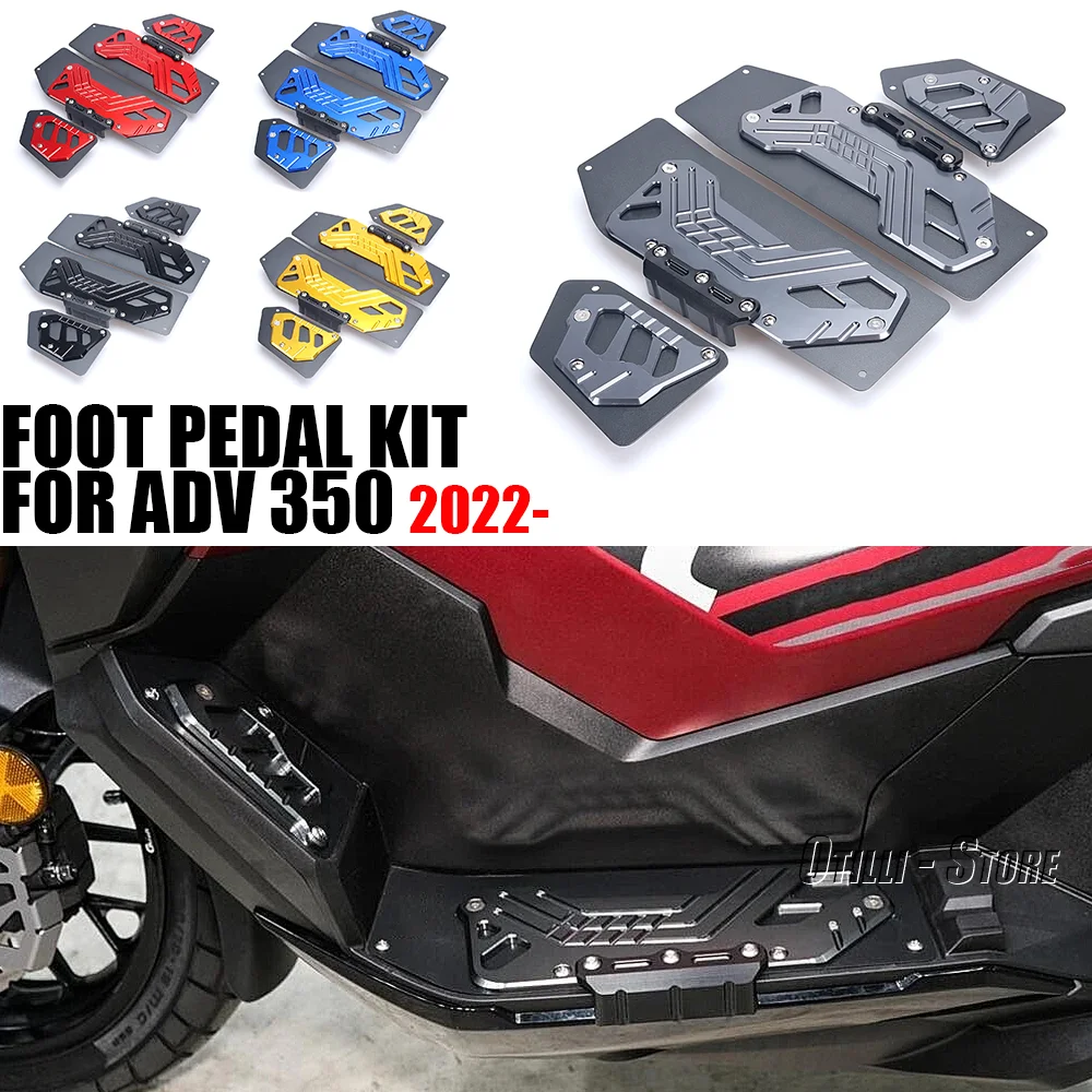 

Motorcycle Modification Accessories Footrest Footpads Foot Pegs Pedals Plate Pads For HONDA ADV350 ADV-350 ADV 350 2022 2023