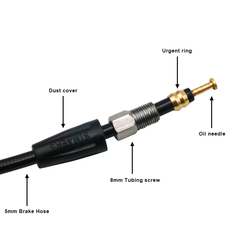 2.5m Bike Hydraulic Disc Brake Oil Tube Bicycle Disc Brake Hose Connector Insert Kit Olive Set BH59 BH90 MTB Brake Hose Kit - view 2