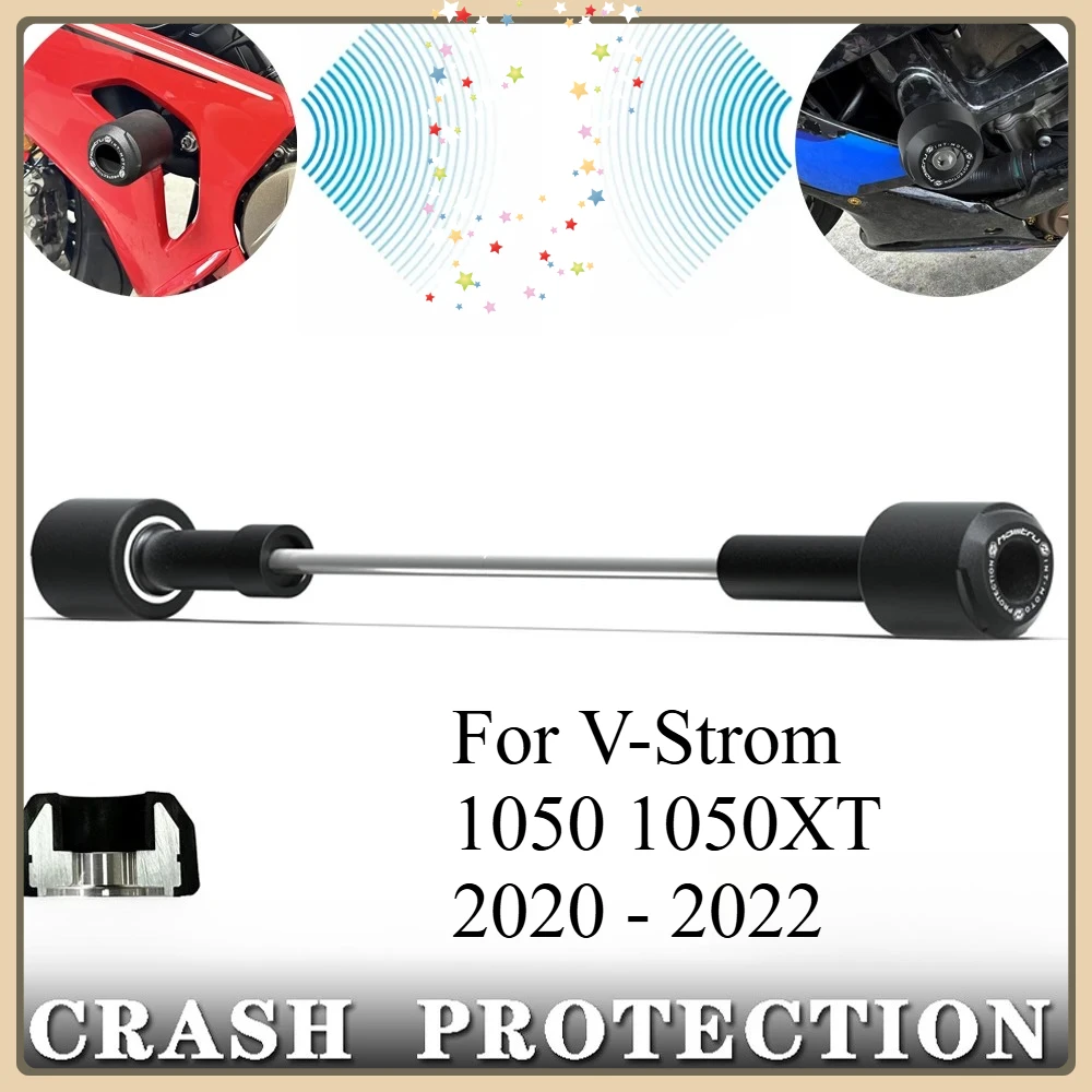 

Защита от столкновений мотоцикла для Suzuki V Strom 1050 1050XT 2020 2021 2022, защита от падения колес, алюминиевый нейлон