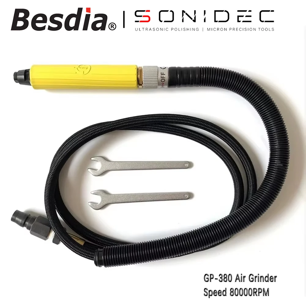 Besdia GP-380 Pneumatic Engraving Mill Grinder 80000RPM Mini Metal Mold Air Sander Polishing Micro Cutting Abrasive Tools