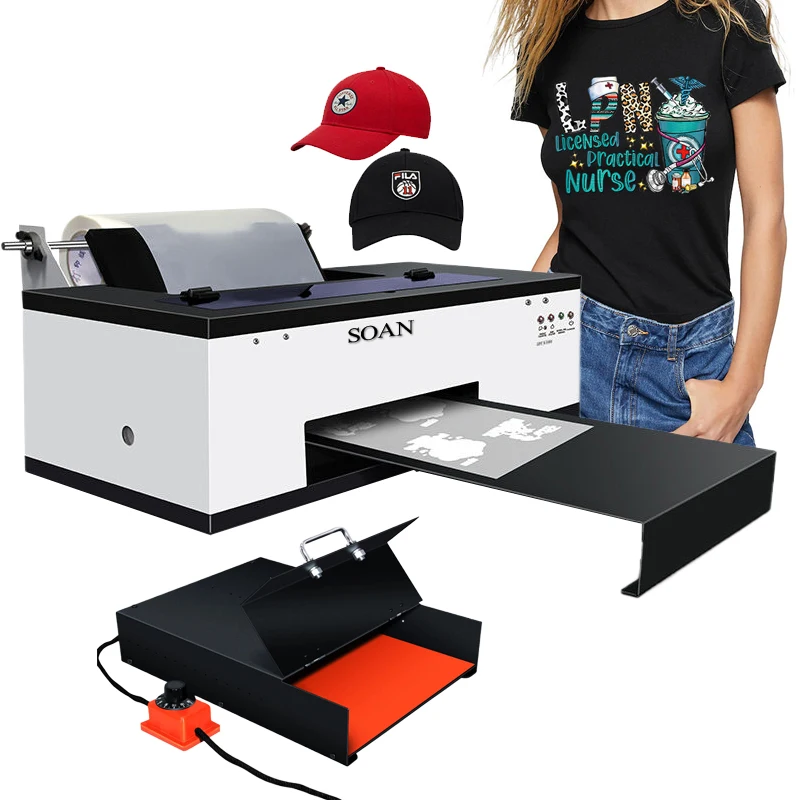 Wholesale Price A3 Dtf Printer Desktop t shirt Printing Machine Heat Transfer Pet Film DTF printer Start Bundle