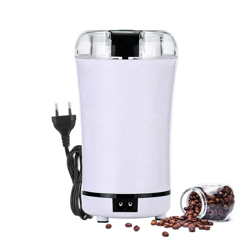 Electric Coffee Grinder Portable Cereal Nuts Beans Spices Grains Grinder Multifunctional Home Coffee Bean Grinding Machine