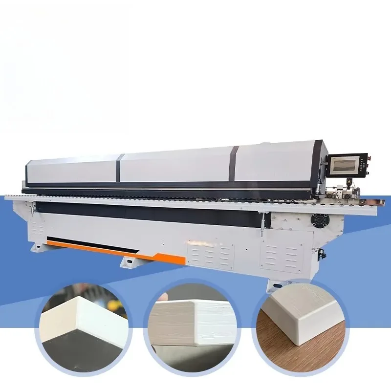 Fully Automatic Wood Edge Banding Machine Wood Panel Sealing Gluing Trimming And Polishing All In One