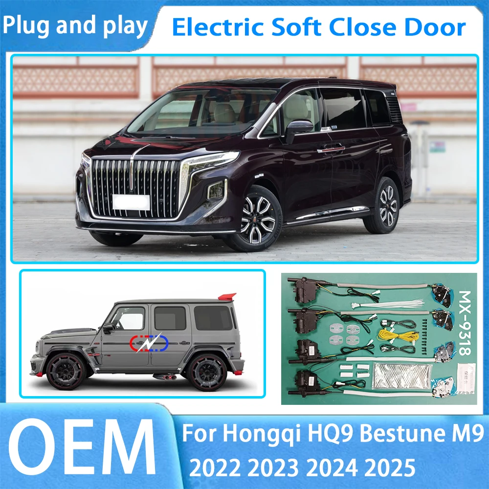 

for Hongqi HQ9 Bestune M9 2022-2025 OEM Car Soft Close Door System Automatic Electric Auto Pull Power Latch Power Closing