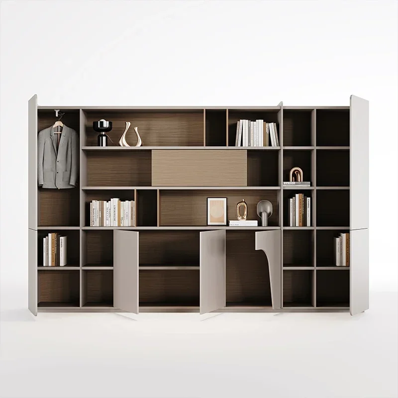 Office furniture Office file cabinet background cabinet Modern boss bookcase display cabinet Fashion information office cabinet