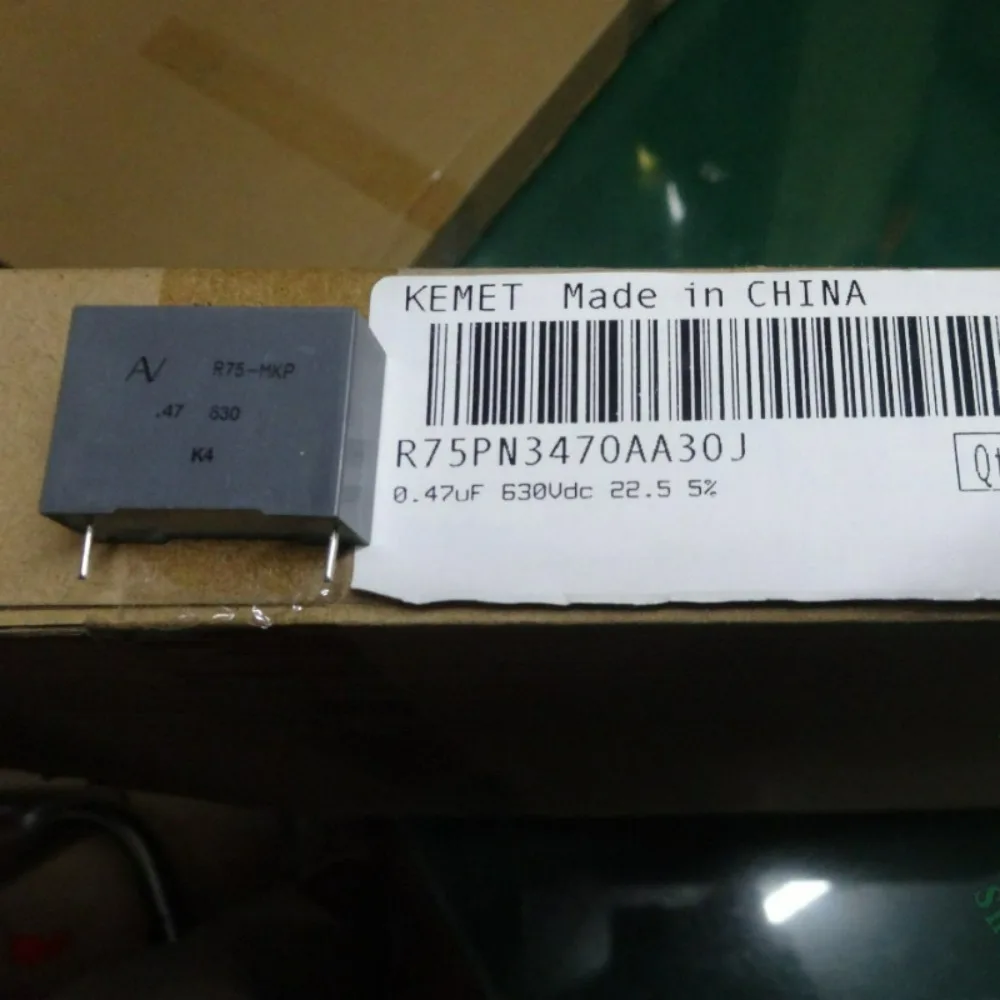 5pcs/lot AV R75 0.47uf 630V 470nf u47 474 Brand New 22mm Film Capacitor (Thickness: 11mm) R75PN3470AA30J