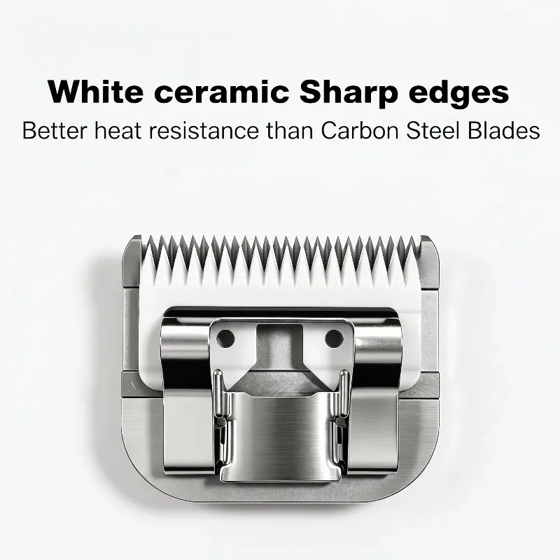 Detachable Animals Clippers Pet Dog Cat Grooming Clipper Ceramic Blade Compatible with Most Andis、Oster A5、Wahl KM Series