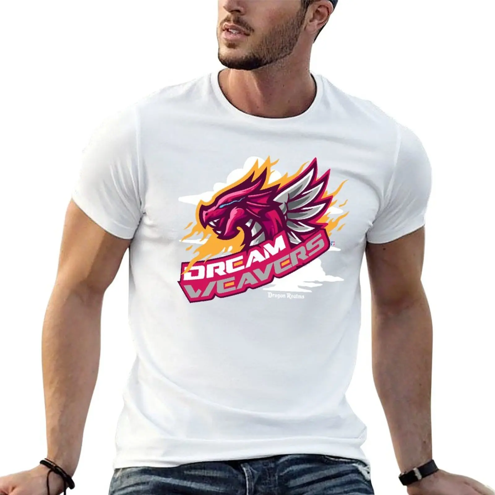 Dragon Realms - Dream Weavers T-Shirt Relaxed Casual Short Sleeve Tee