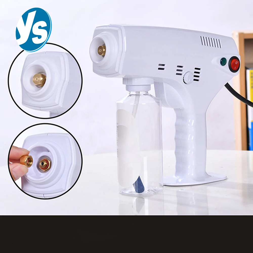Portable Nano Steam Gun - 280ML Hair Care & Hydration Sprayer for Coloring & Styling | Blue Micro Mist Technology