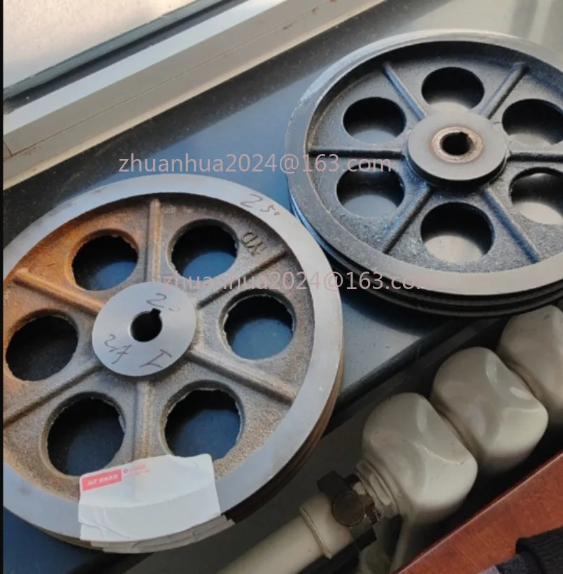 New1pc A2 Triangular Belt Wheel Type A Double Groove Outside Diameter 280/300/320mm Cast Iron Motor Belt Disk Motor Accessories