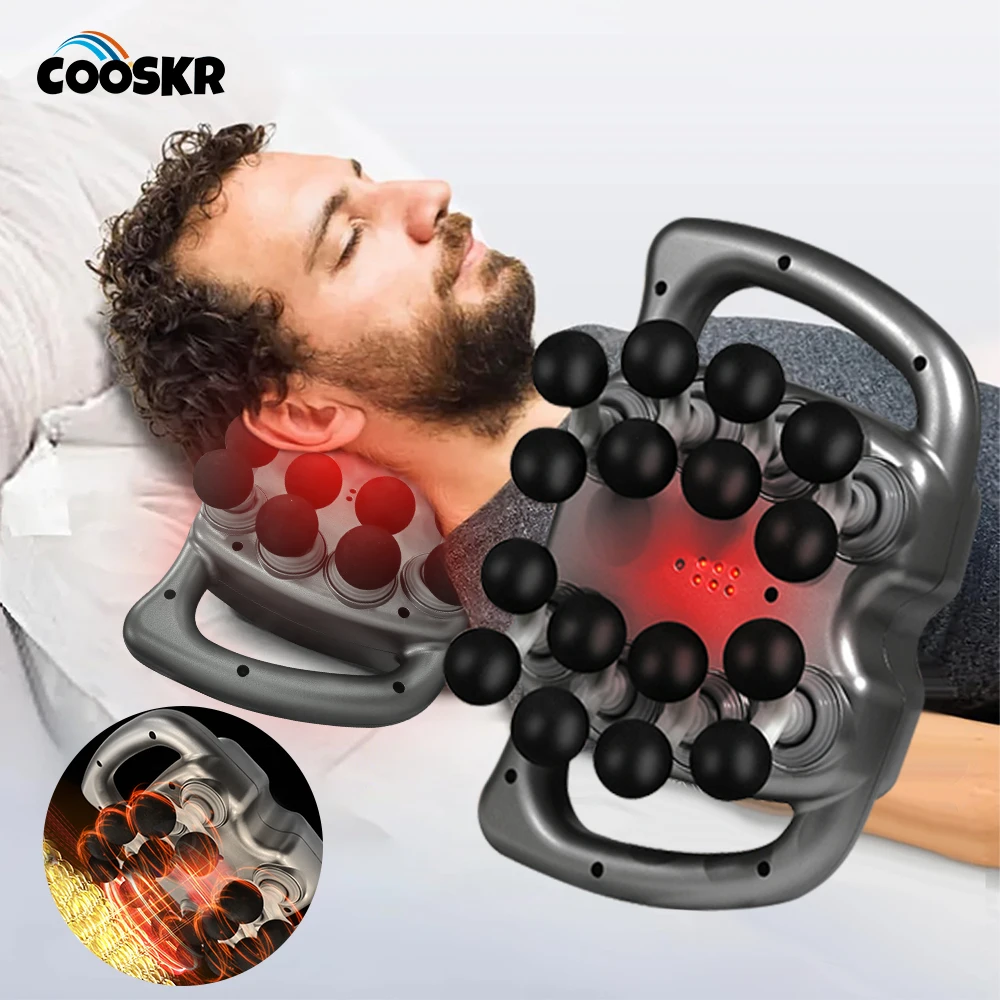 

Массажер для мышц фасции, 16 головок, высокочастотный массажер для плеч, ног, спины, шеи, талии, профессиональный массажер для фасциального пистолета