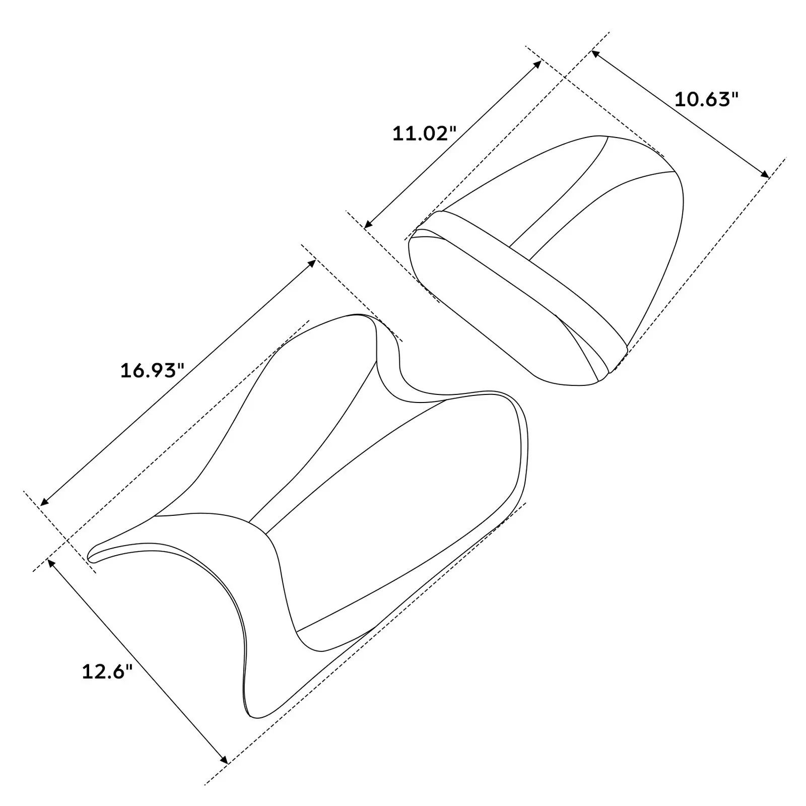 Motorcycle Front Driver Rear Passenger Seat For Yamaha YZF R6 2008-2016