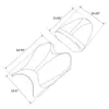 Siège de Passager Avant et Arrière de Moto, pour Yamaha YZF R6 2008-2016 5