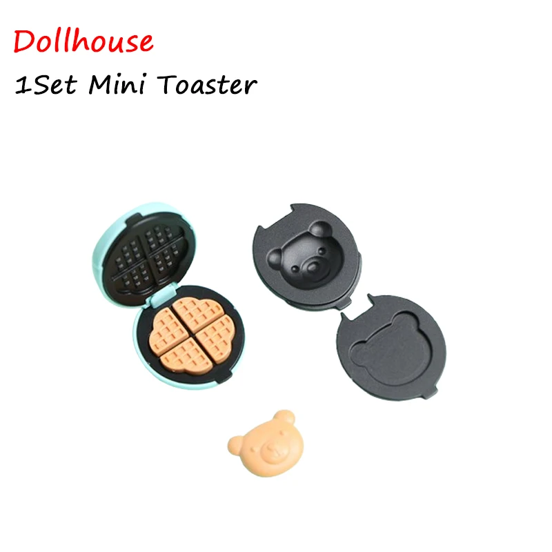 1Pcs Doll House Kitchen Mini Toaster Pocket Electric Oven Toy Miniature Toy Model