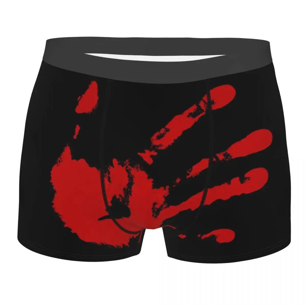 Hand Gesture Design MMIW Underpants Cotton Panties Male Underwear Sexy Shorts Boxer Briefs