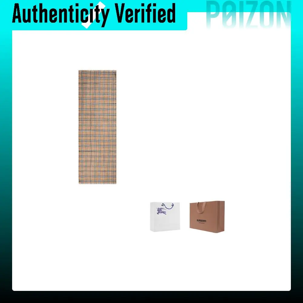 Burberry Wool Mulberry Silk Knit Scarves Women's Yellow 80155051