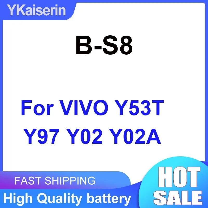 

Аккумулятор мобильного телефона для Vivo Y53T Y97 Y02 Y02A B-S8, продленная производительность 5000 мАч