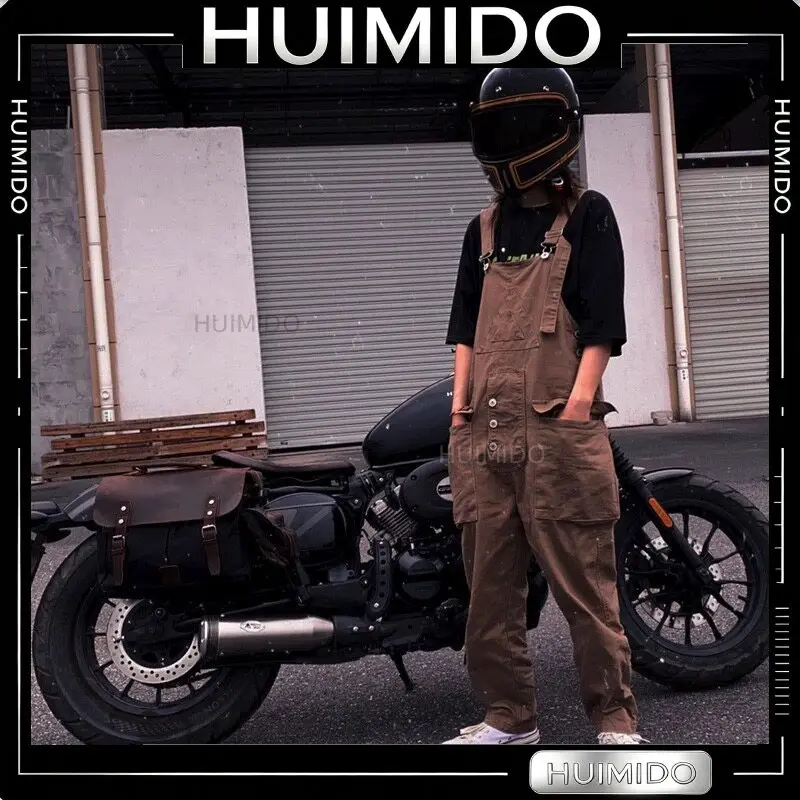 FOR Jinjila Greystone 250CM300 Flash 350 Promise CU525 Vintage Motorcycle Canvas Side Bag