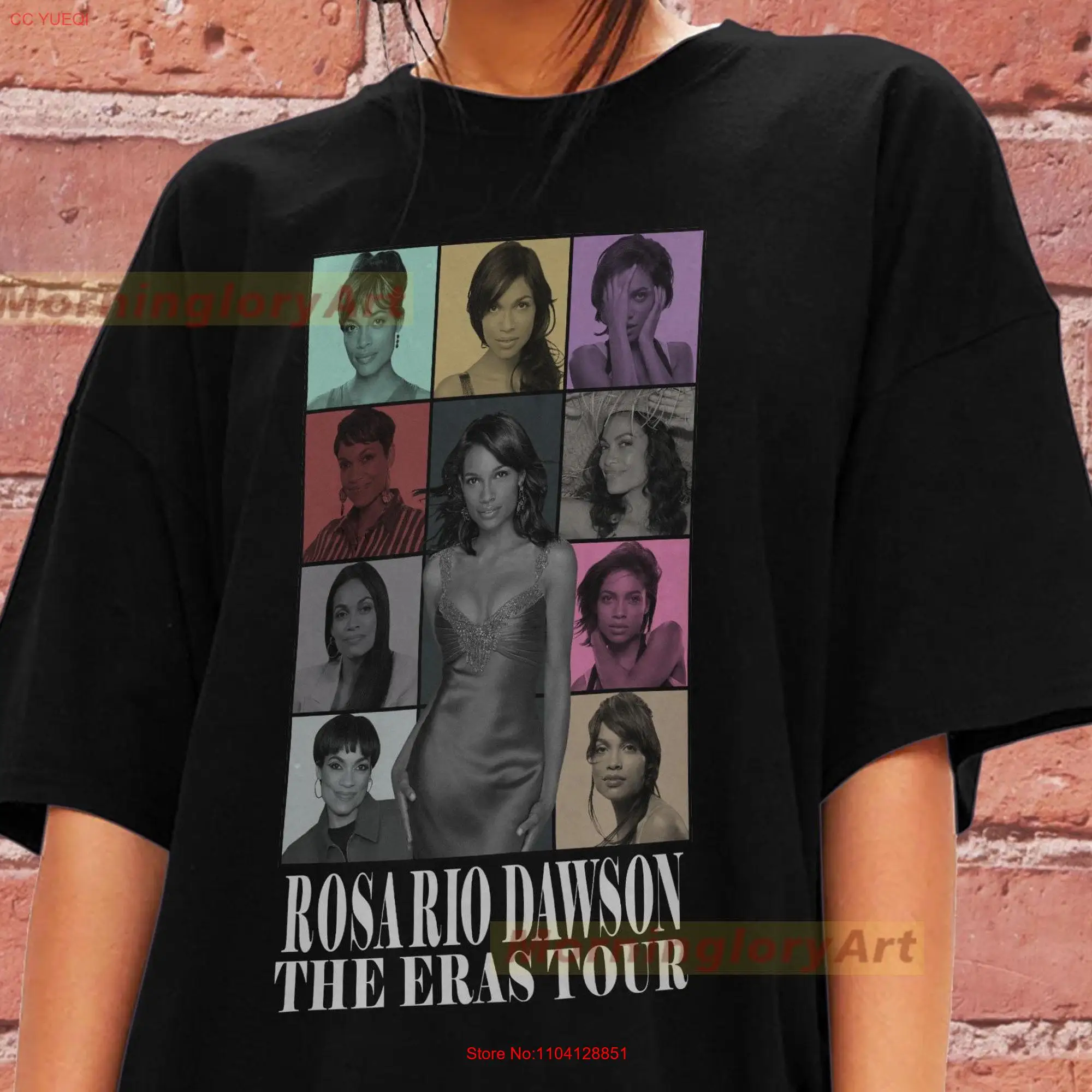 Rosario Dawson Tour T Shirt SweaT Sweater Cotton Clothing long or short sleeves