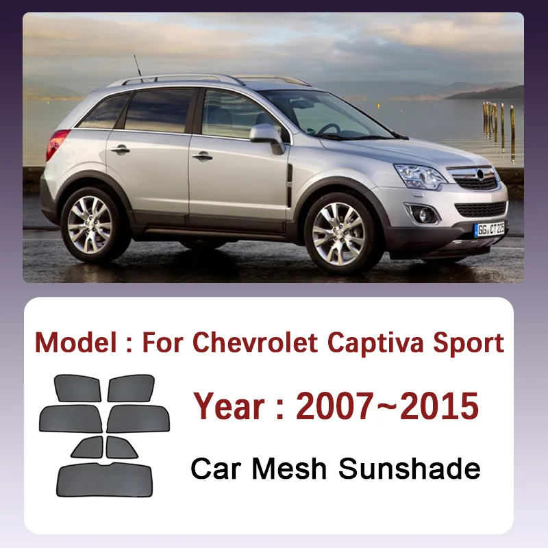 

For Chevrolet Captiva Sport Opel Antara L07 2007~2015 Car Mesh Sunshade Magnetic Window Visor Privacy Curtain Shades Accessories