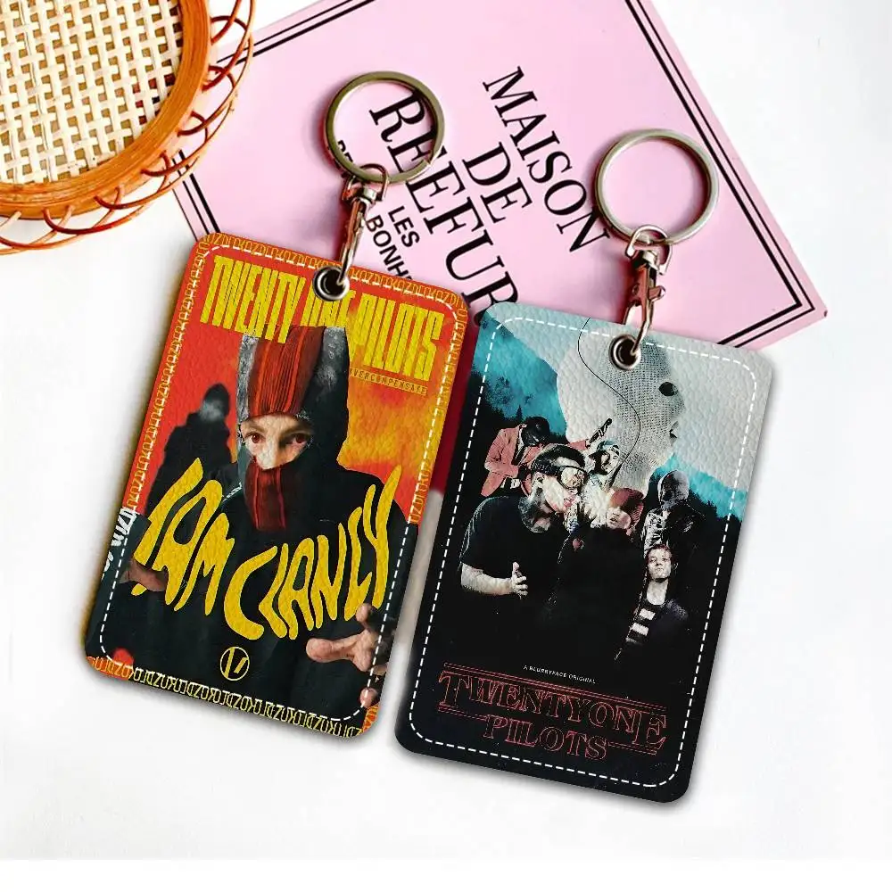 Брелок для бейджа Band T-Twenty O-One P-Pilots, брелок для банковских деловых рабочих карточек, защитный чехол для студенческой карты, автобусной карты