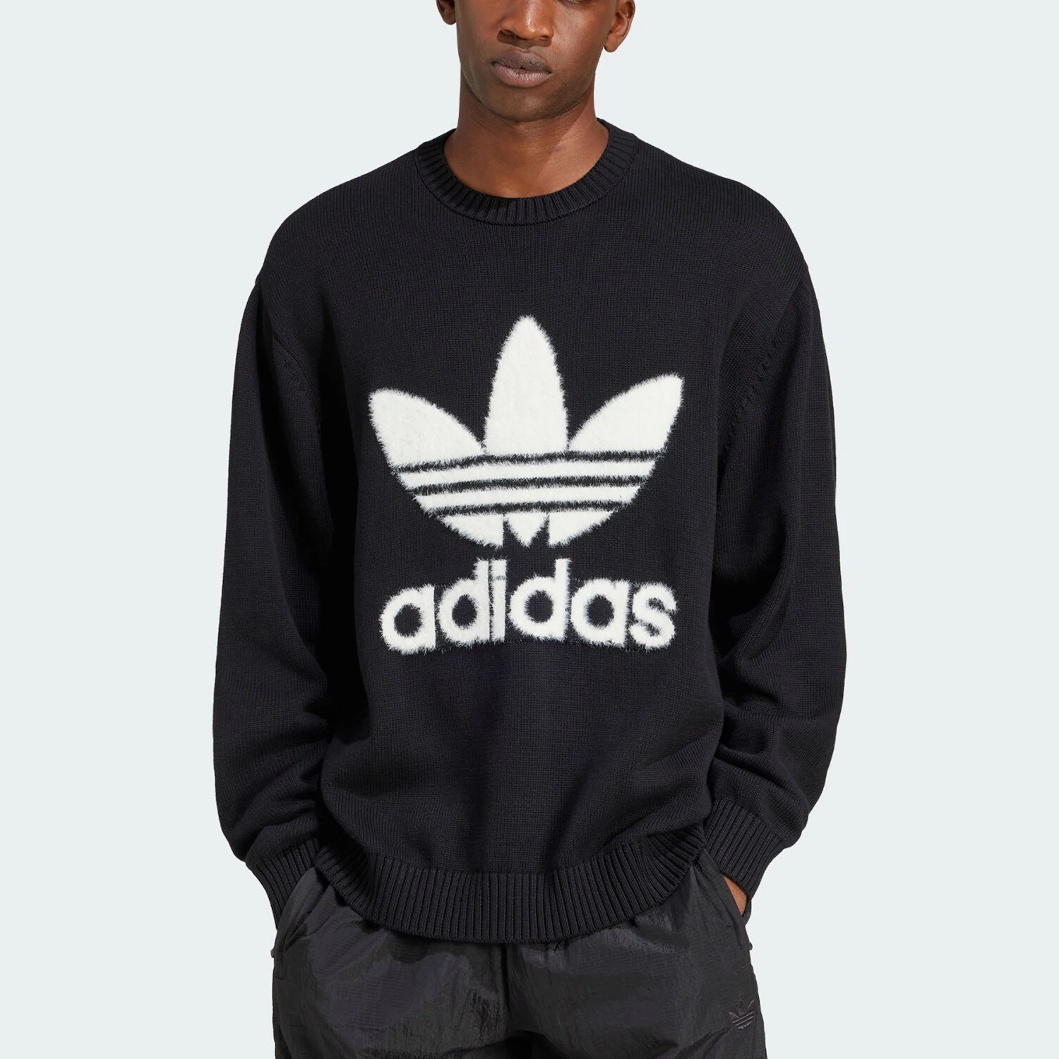 

Adidas Genuine Originals Men's Knitted Sports Pullover Sweater JC6348