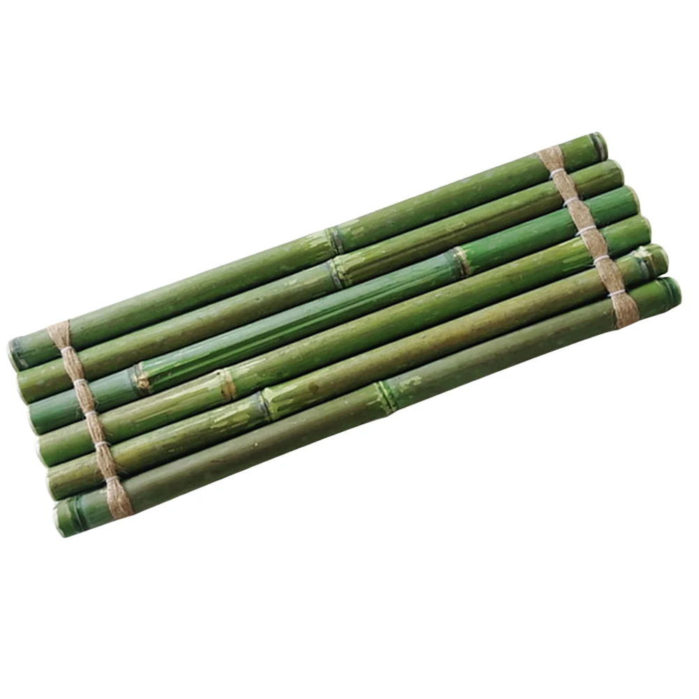 Bamboo Strait Decoration 40cm Non Floating Bamboo Raft Fish Tank Waterfall Board Aquarium DIY Ornament Accessories