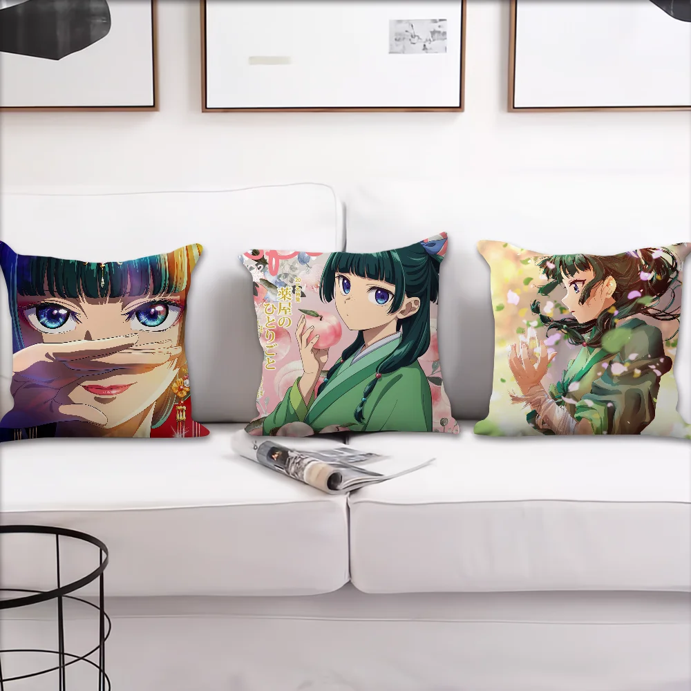 Anime The A-Apothecarys D-Diaries cushion cover Accessories Square Cushion Room Bedroom Headboard Sofa Living Backrest Car Nap