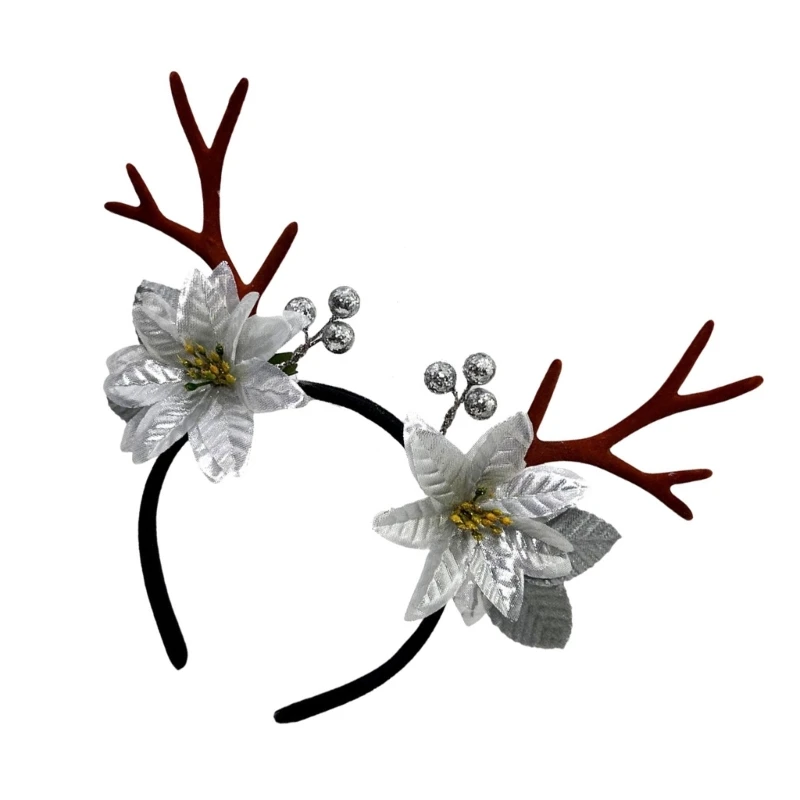 حفلة عيد الميلاد الدعائم قرن الوعل الشعر هوب تأثيري ازياء السنة الجديدة مرحلة عيد الميلاد