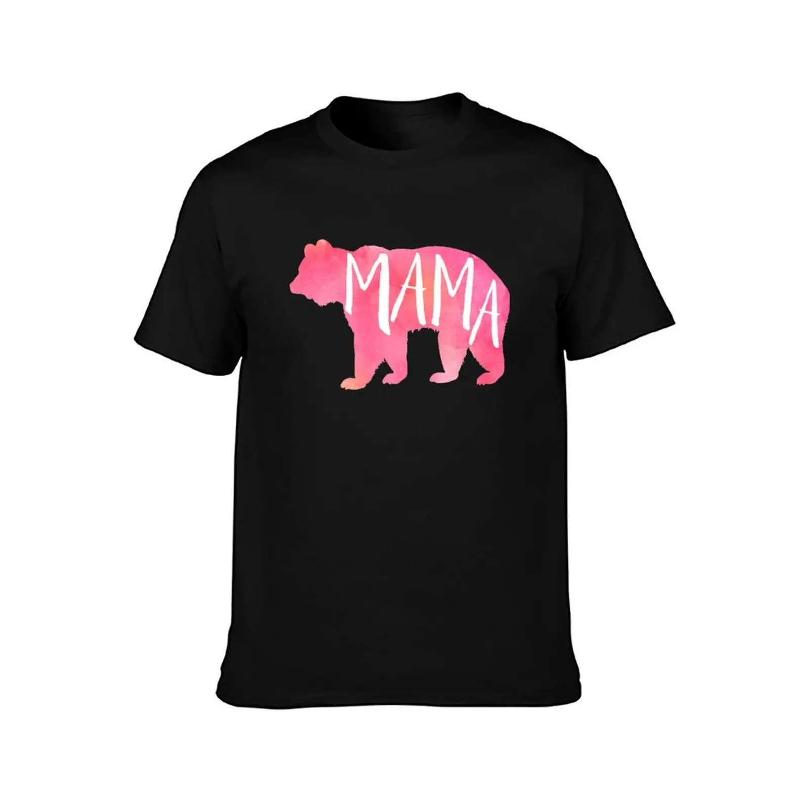 Mama Bear Strong and Sweet T-Shirt, Summer Casual Cotton Tee, Oversized Streetwear Tops, Vintage Graphic Print, Unisex Men Women