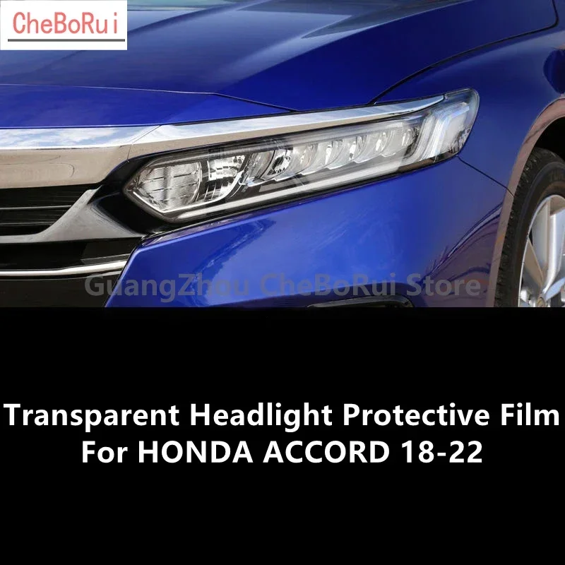 

Для HONDA ACCORD 18-22 TPU прозрачная защитная пленка для фары, защита фары, модификация пленки