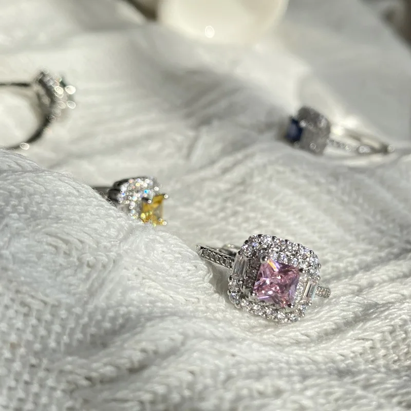 MDLFES مويسان الماس نمط أمازون جديد أوروبا وأمريكا الأميرة الوردي مشع آش الدائري